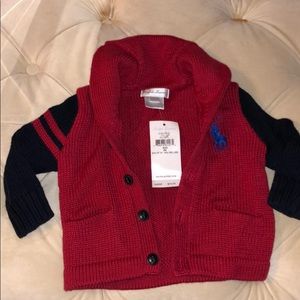 Super cute cable knit Ralph Lauren cardigan